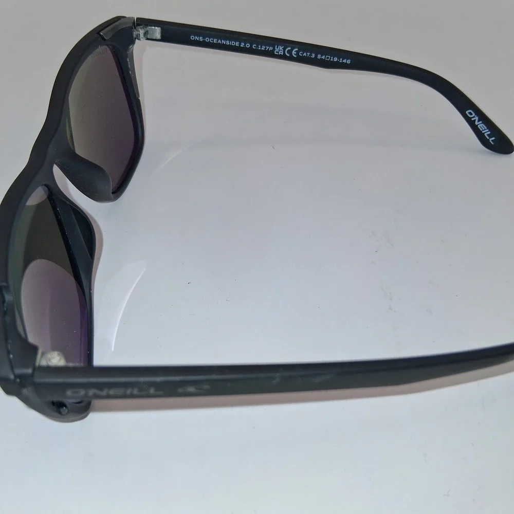 O'Neill Line OCEANSIDE 127 Polarized Blue Mirror Sunglasses Black FRAMES ONLY